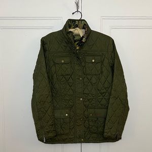 Barbour Quilted Jacket with William Morris/Liberty Fabrics